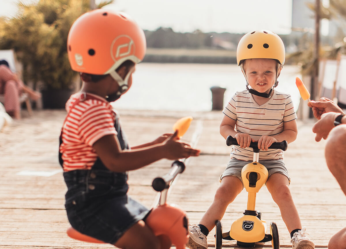 Zračnost in mehko oblazinjenje otroške čelade